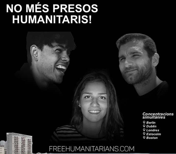 Concentració No més presos humanitaris