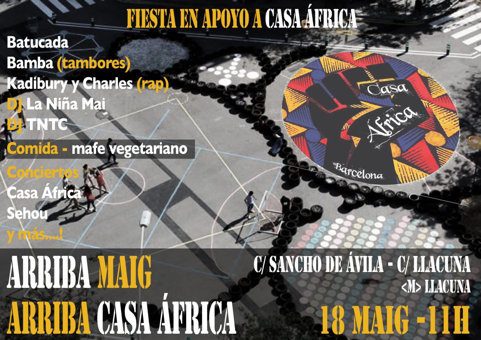 Fiesta en apoyo de Casa África