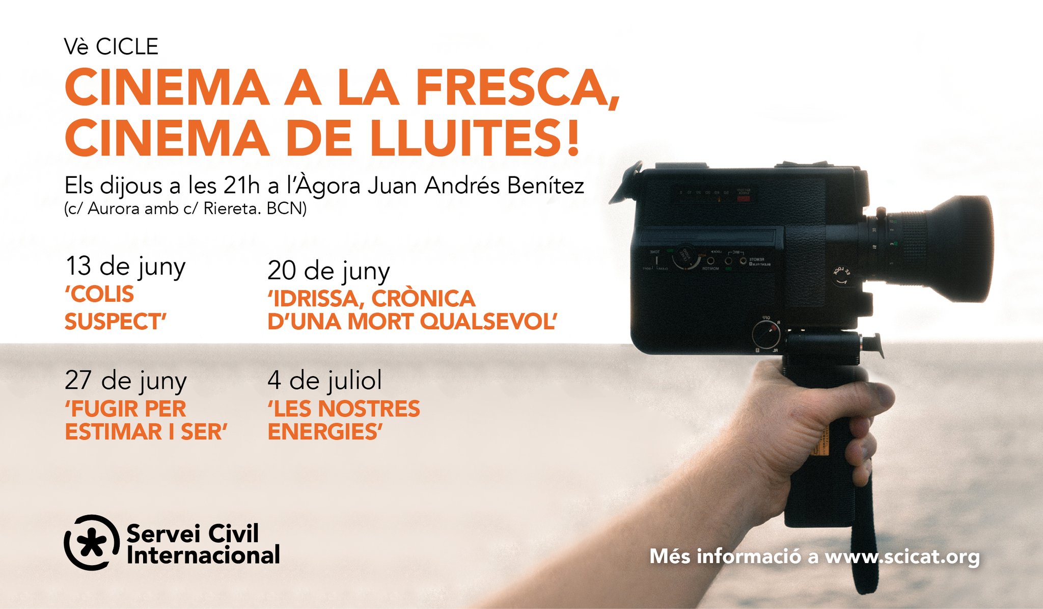 Cicle de cinema a la fresca, cinema de lluites