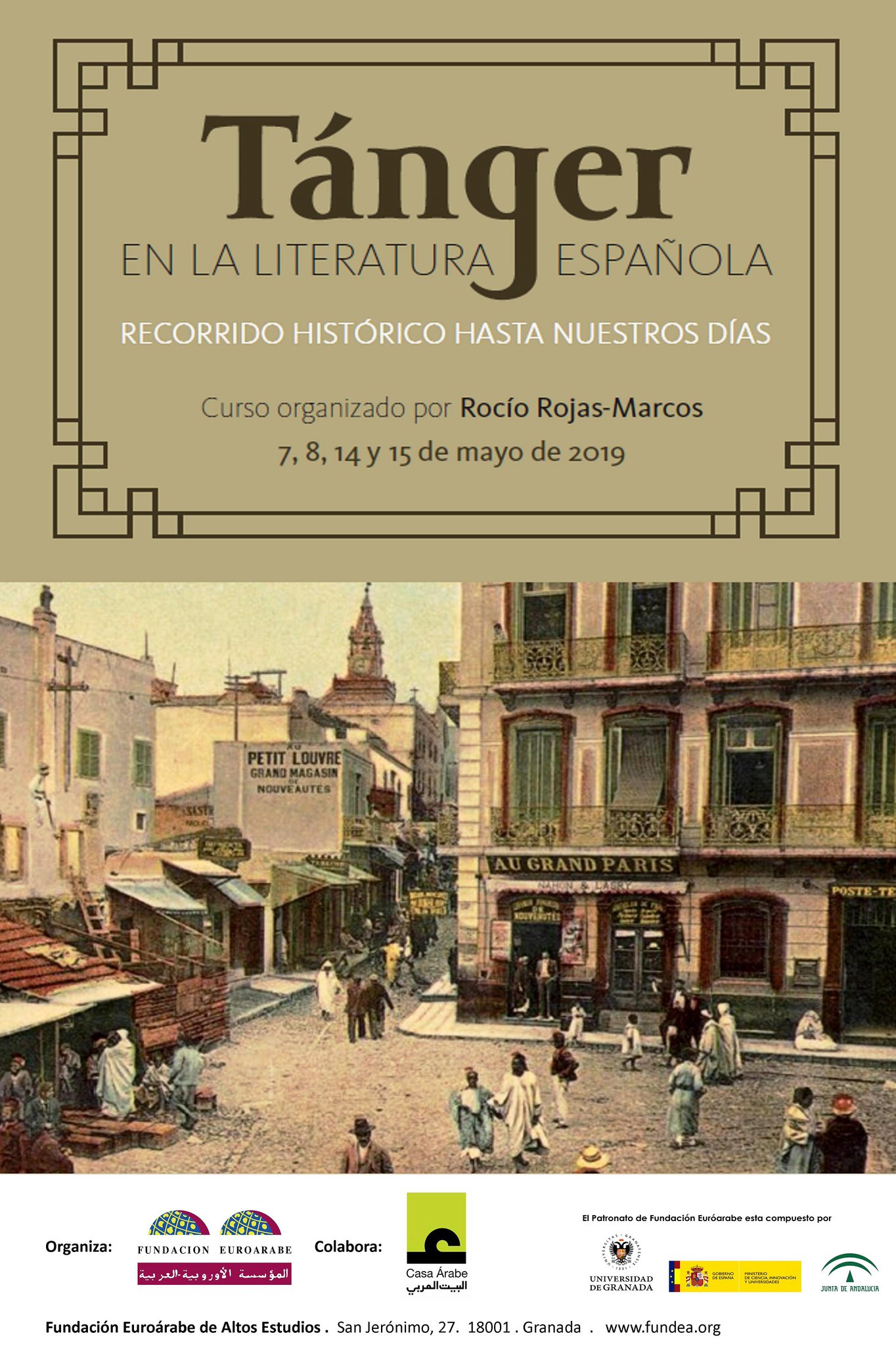 Seminario Tánger en la Literatura Española & + Ciclo cine Tanger Mito y Realidad