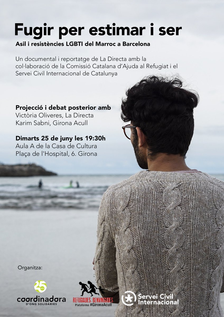 Projecció del documental “Fugir per estimar i ser. Asil i resistències LGTBI del Marroc a Barcelona”