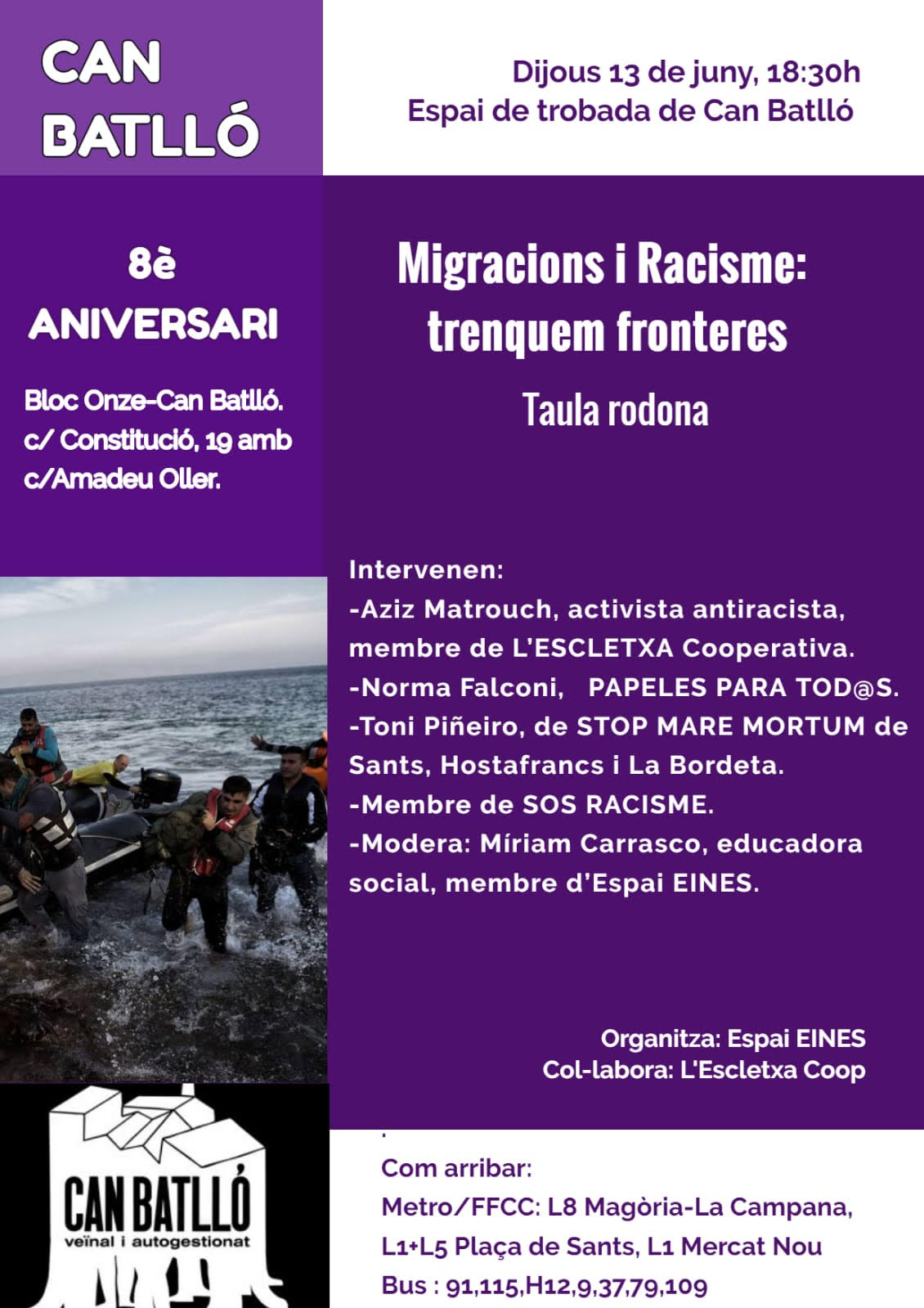 Migracions i Racisme: trenquem fronteres