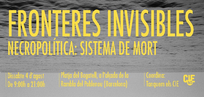 Fronteres invisibles 2019. Necropolítica: Sistema de mort