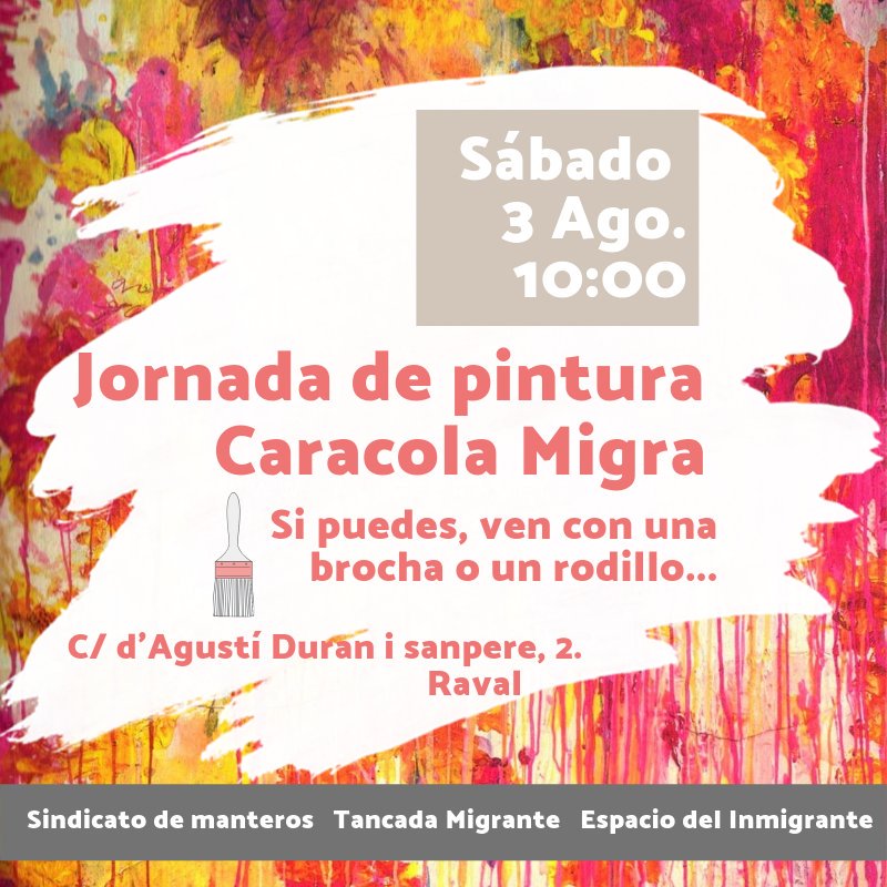 Jornada de pintura Caracola Migra