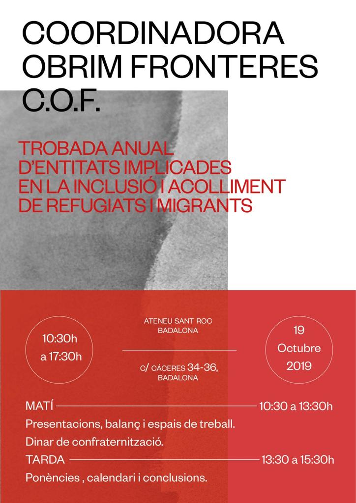 Trobada anual d’entitats implicades en la inclusió i acolliment de refugiats i migrants