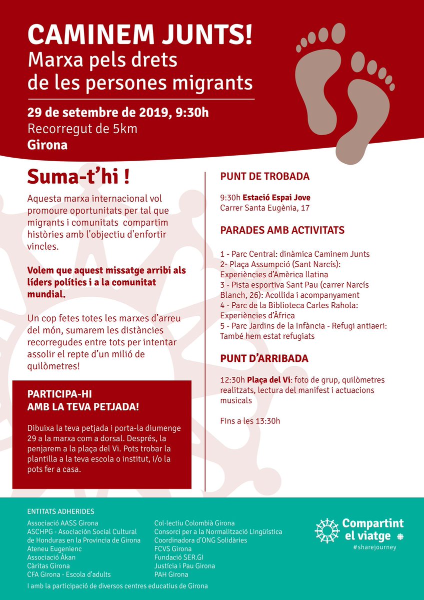Caminem junts. Marxa pels drets de les persones migrants