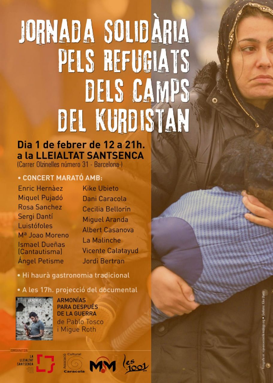 Jornada solidària pels refugiats dels camps del Kurdistan