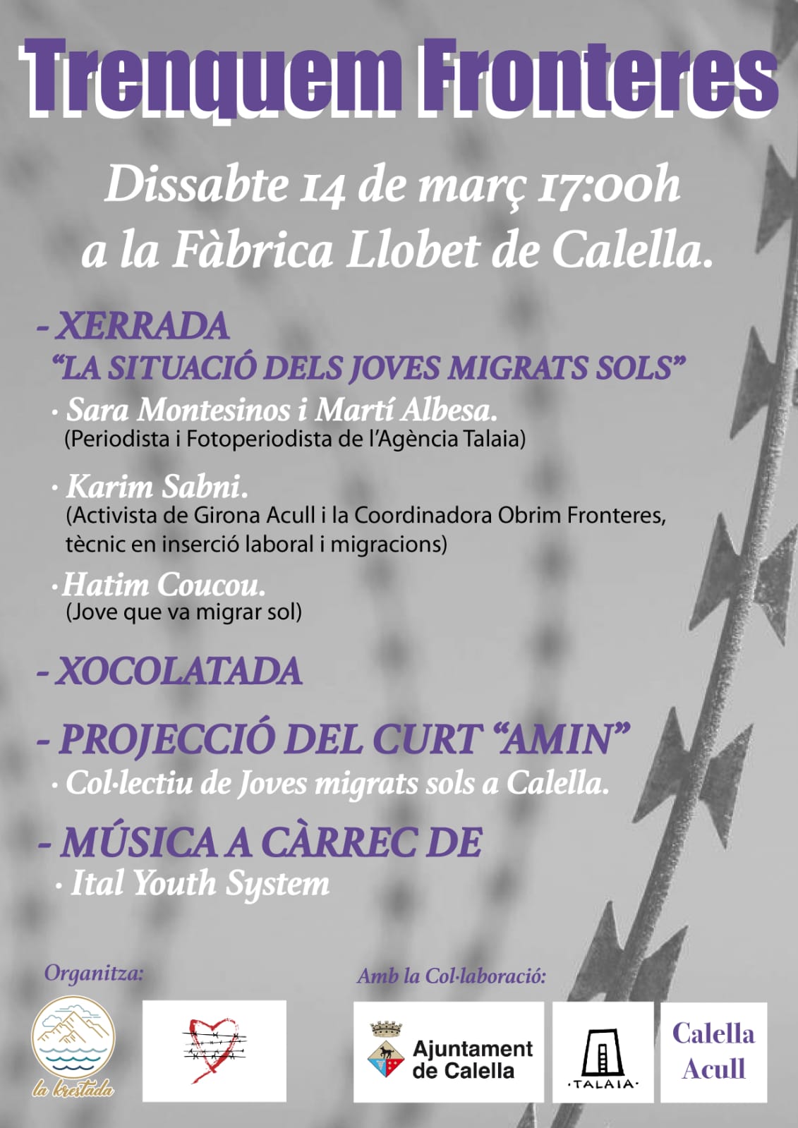 Jornada trenquem fronteres