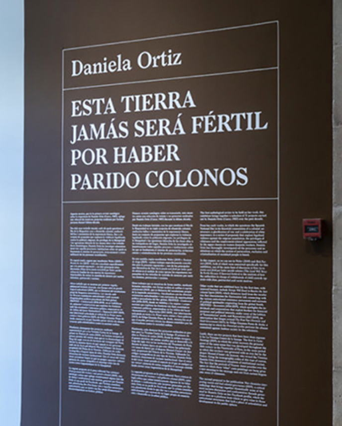Exposició ‘Esta tierra nunca será fértil por haber parido colonos’