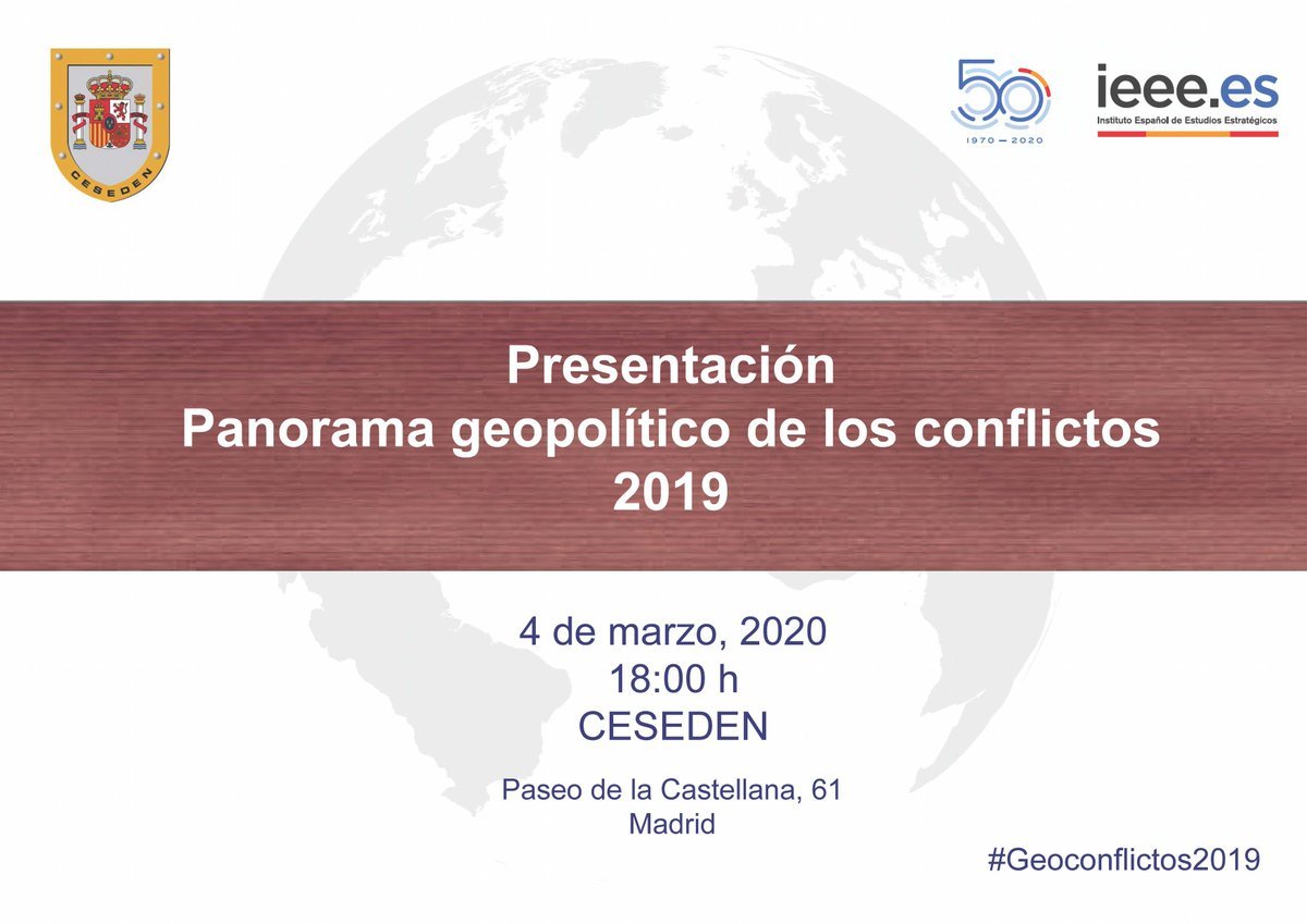 Presentación Panorama General de los Conflictos 2019