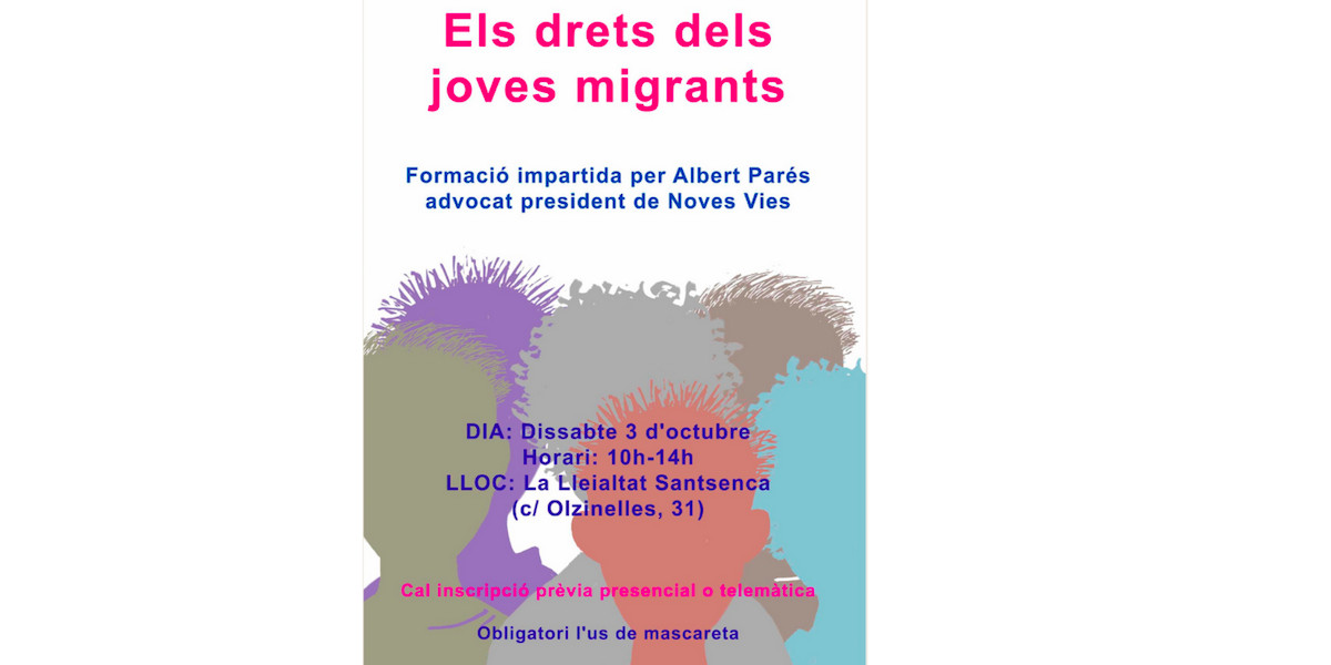 Formació presencial i online Els drets dels joves migrants