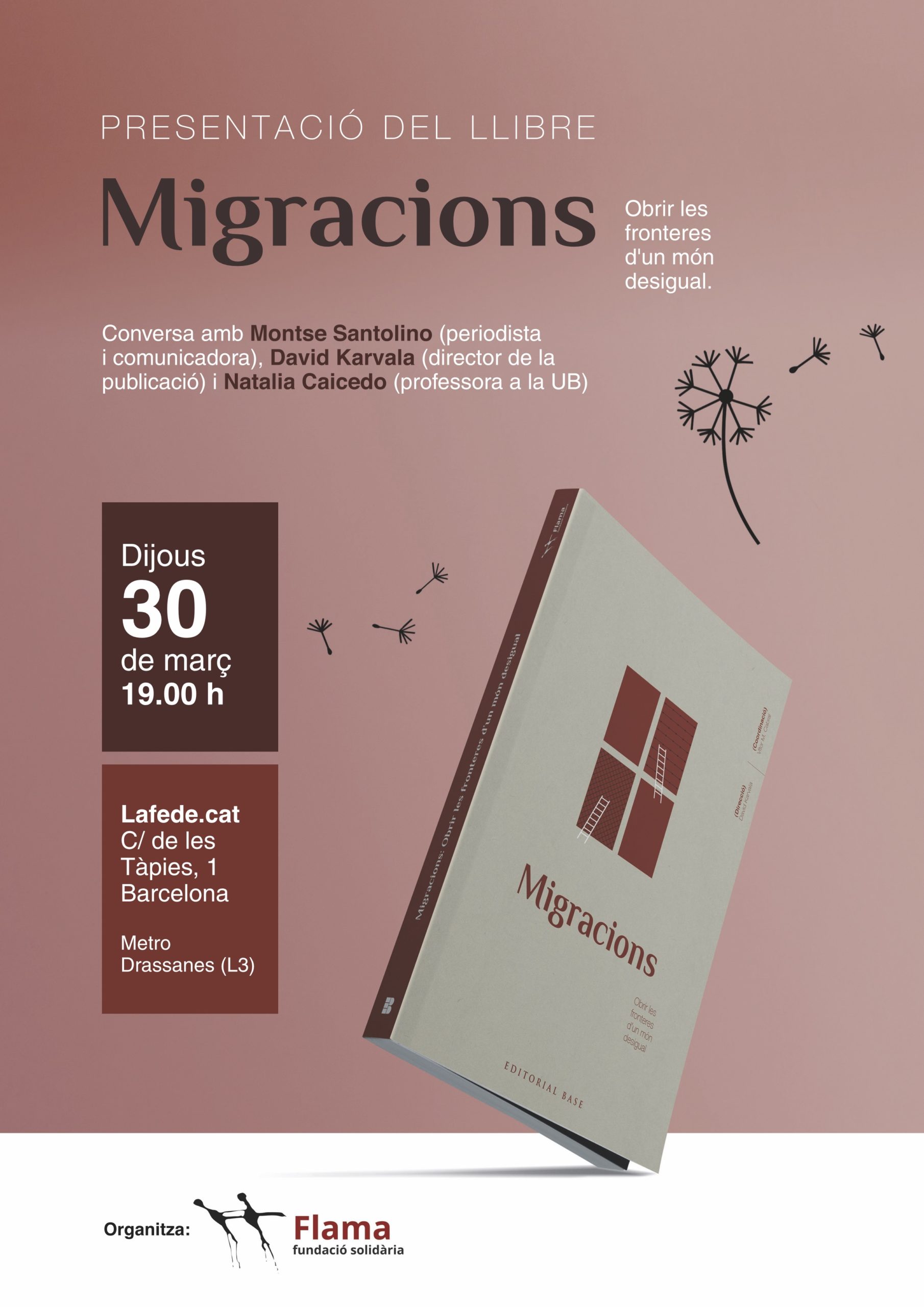 Presentació a Barcelona del llibre ‘Migracions. Obrir les fronteres d’un món desigual’