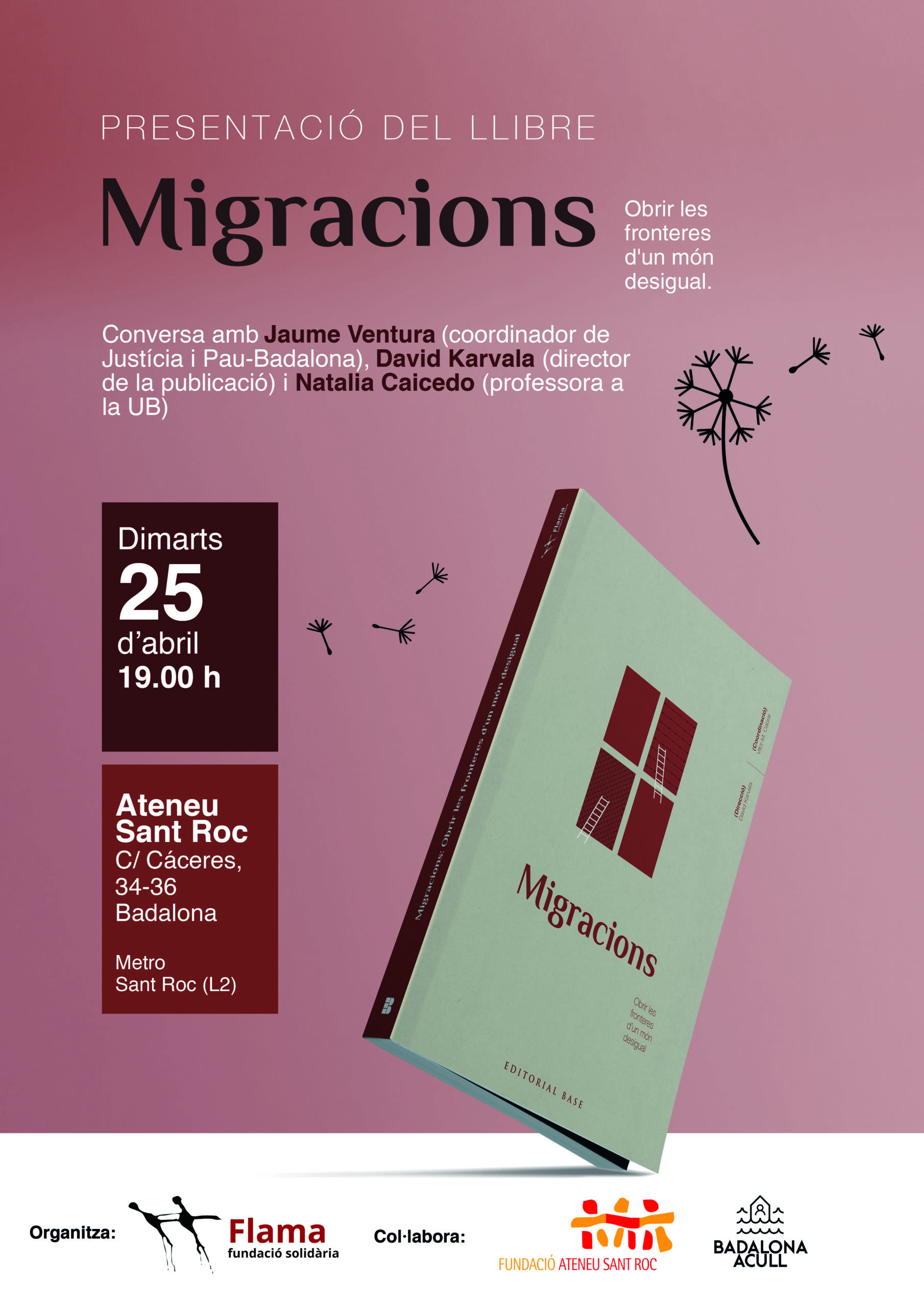 Presentació a Badalona del llibre ‘Migracions. Obrir les fronteres d’un món desigual’