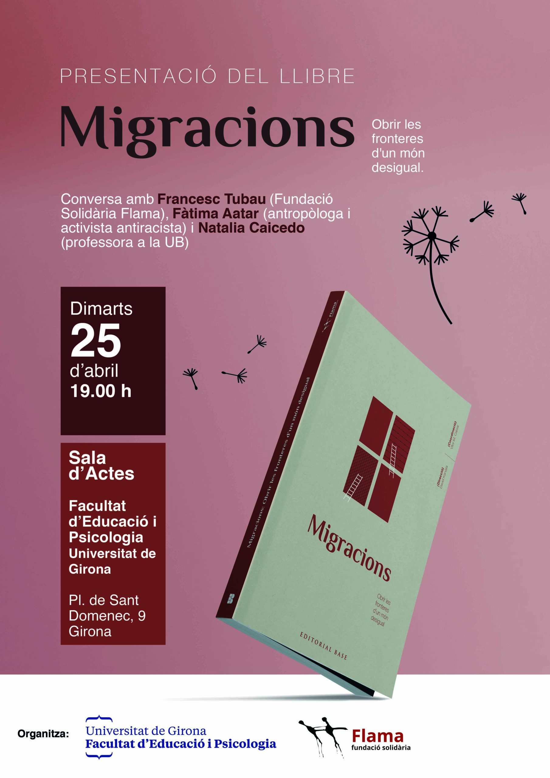 Presentació a la Universitat de Girona del llibre ‘Migracions. Obrir les fronteres d’un món desigual’