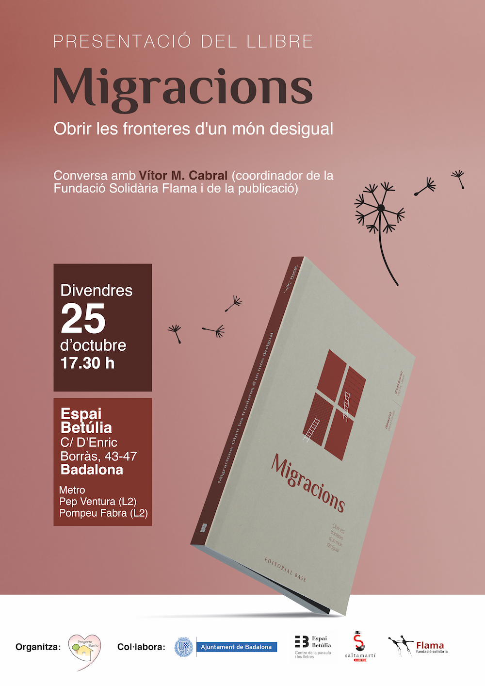 Presentació a Badalona del llibre ‘Migracions. Obrir les fronteres d’un món desigual’